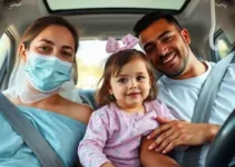 família que dormia no carro